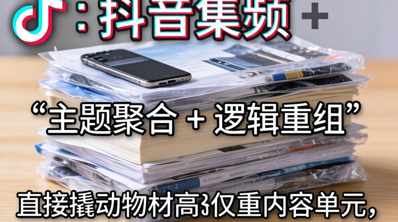 抖音合集视频剪辑教程与流量池权重优化