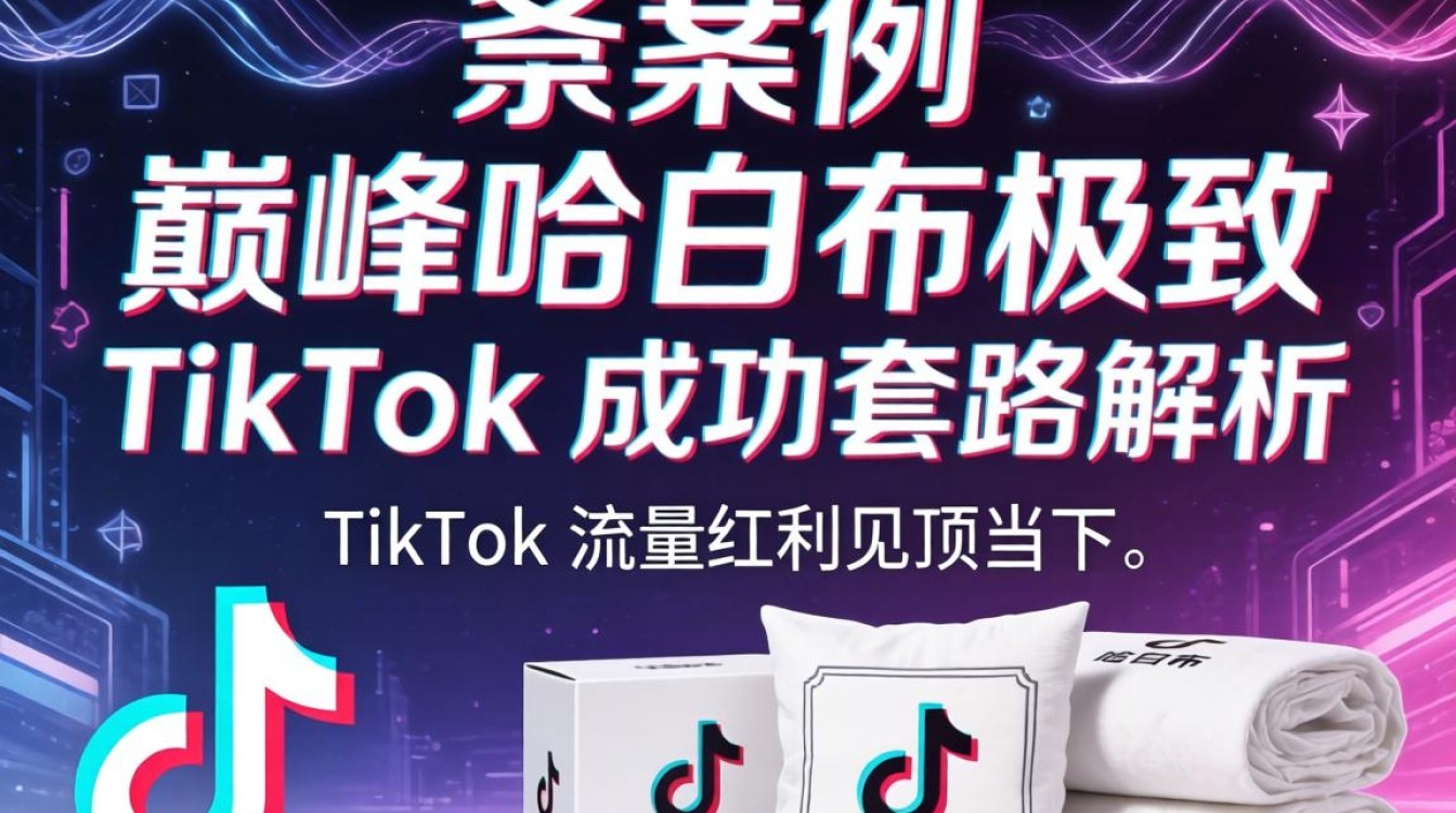 爆款案例巅峰哈白布极致tiktok成功套路解析