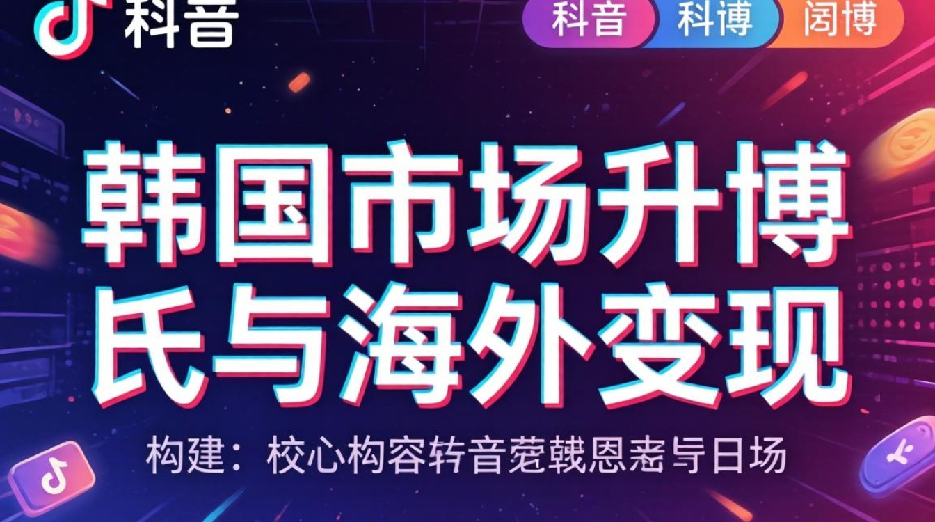 TikTok 上韩国升博 海外市场变现技巧