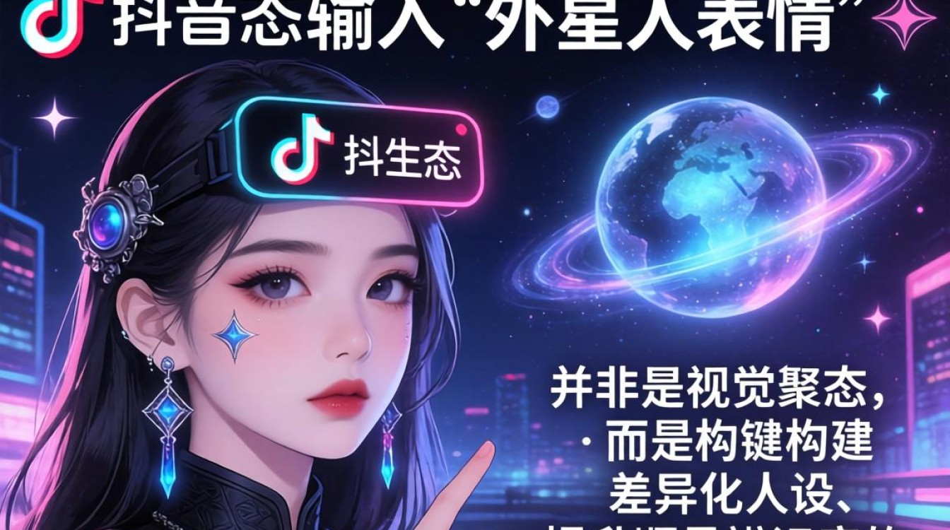 抖音输入外星人表情教程及商业化持续收入技巧