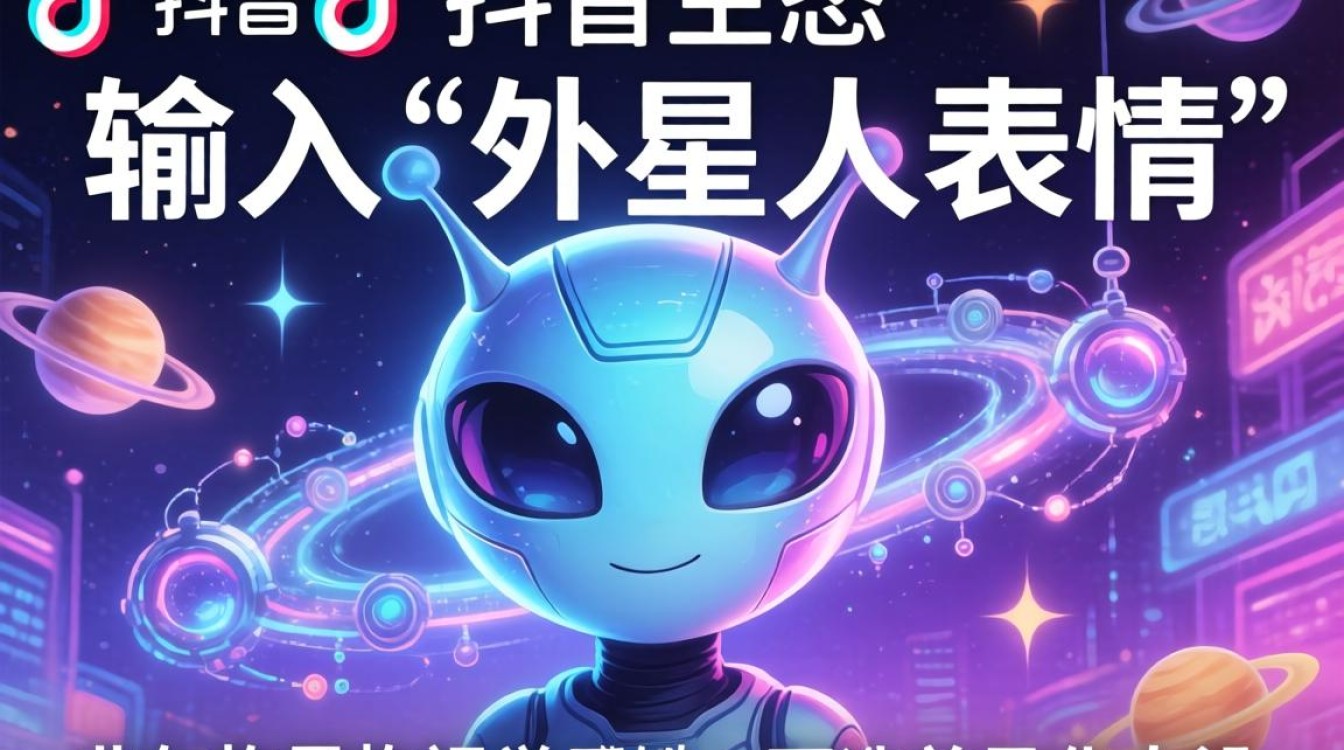 抖音输入外星人表情教程及商业化持续收入技巧