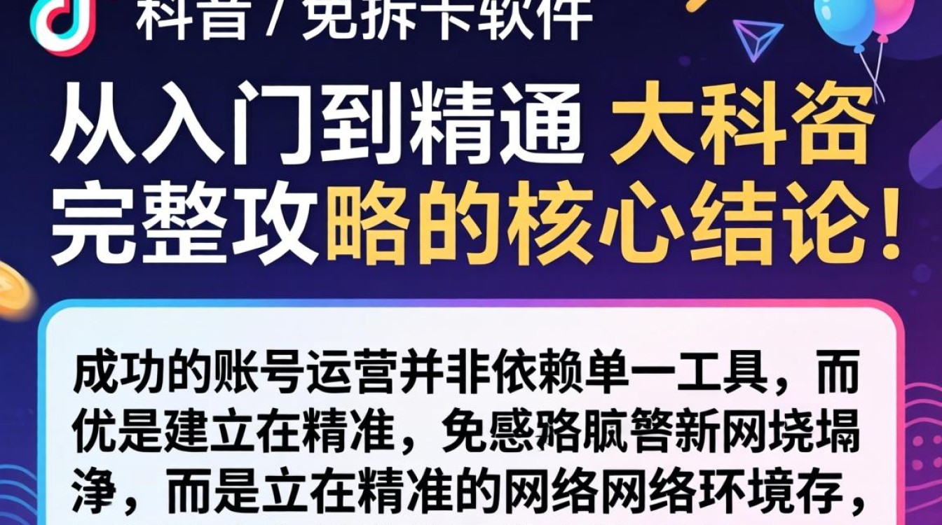 TikTok 免拆卡软件从入门到精通完整攻略
