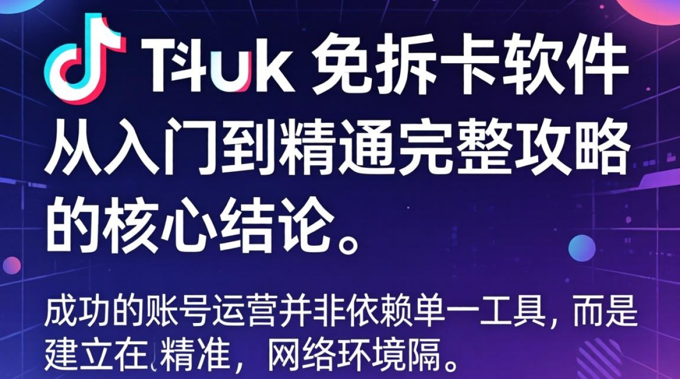 TikTok 免拆卡软件从入门到精通完整攻略