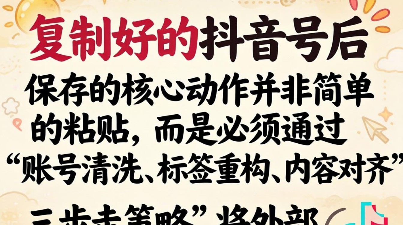 抖音号保存技巧与内容曝光机制揭秘