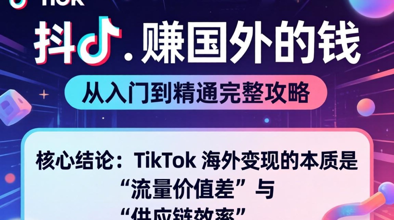 TikTok 赚国外的钱从入门到精通完整攻略