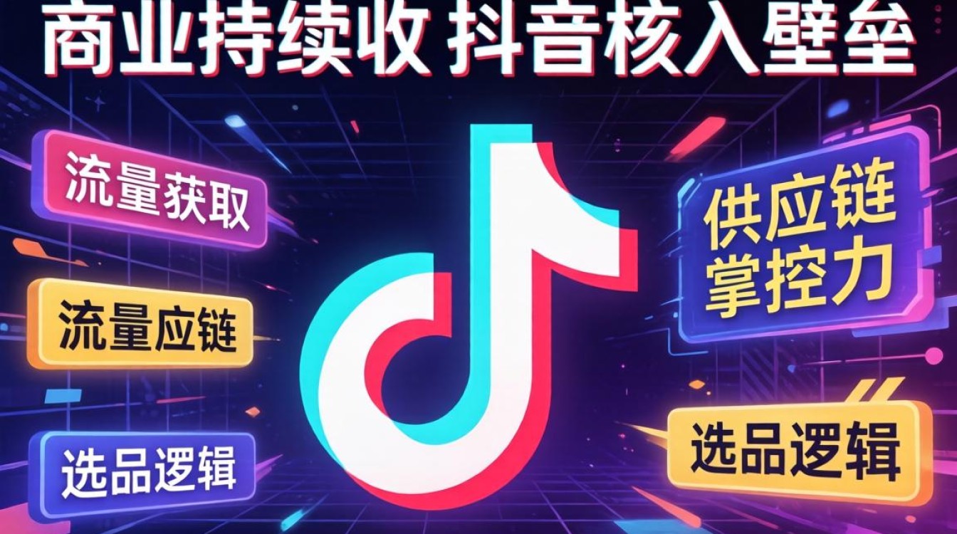 抖音找供应链人员技巧与商业化持续收入