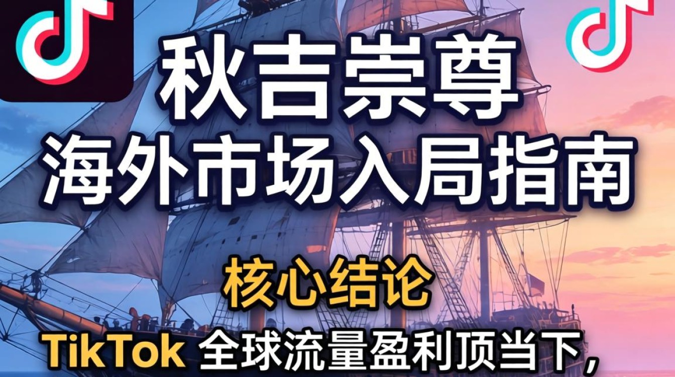 TikTok 秋吉崇尊海外入局指南
