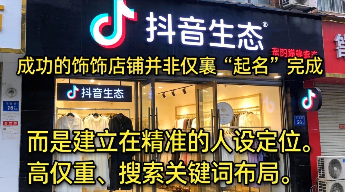 抖音饰品店名怎么取流量大