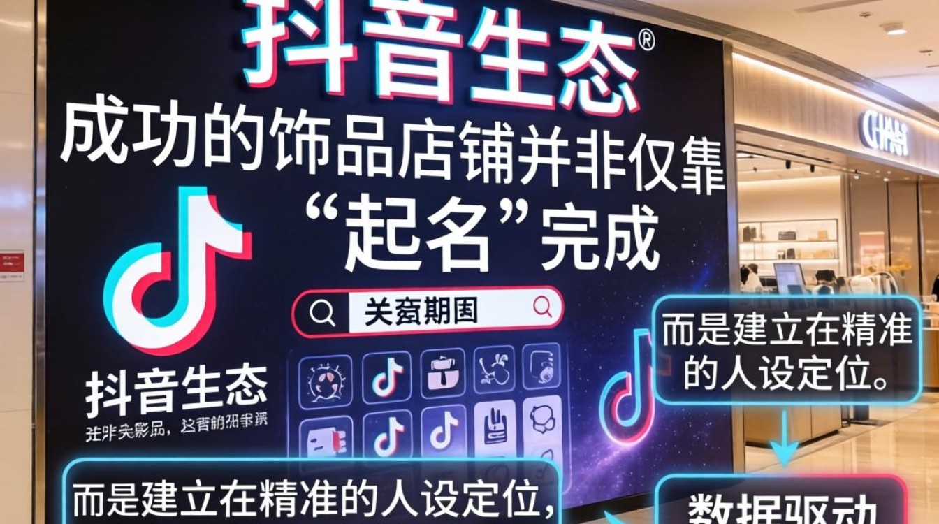 抖音饰品店名怎么取流量大