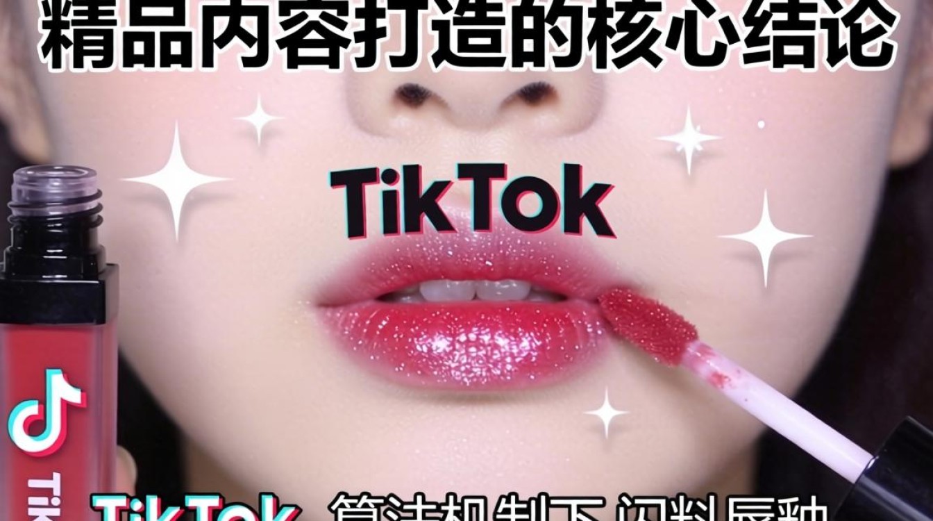 视频剪辑闪粉唇釉tiktok怎么做
