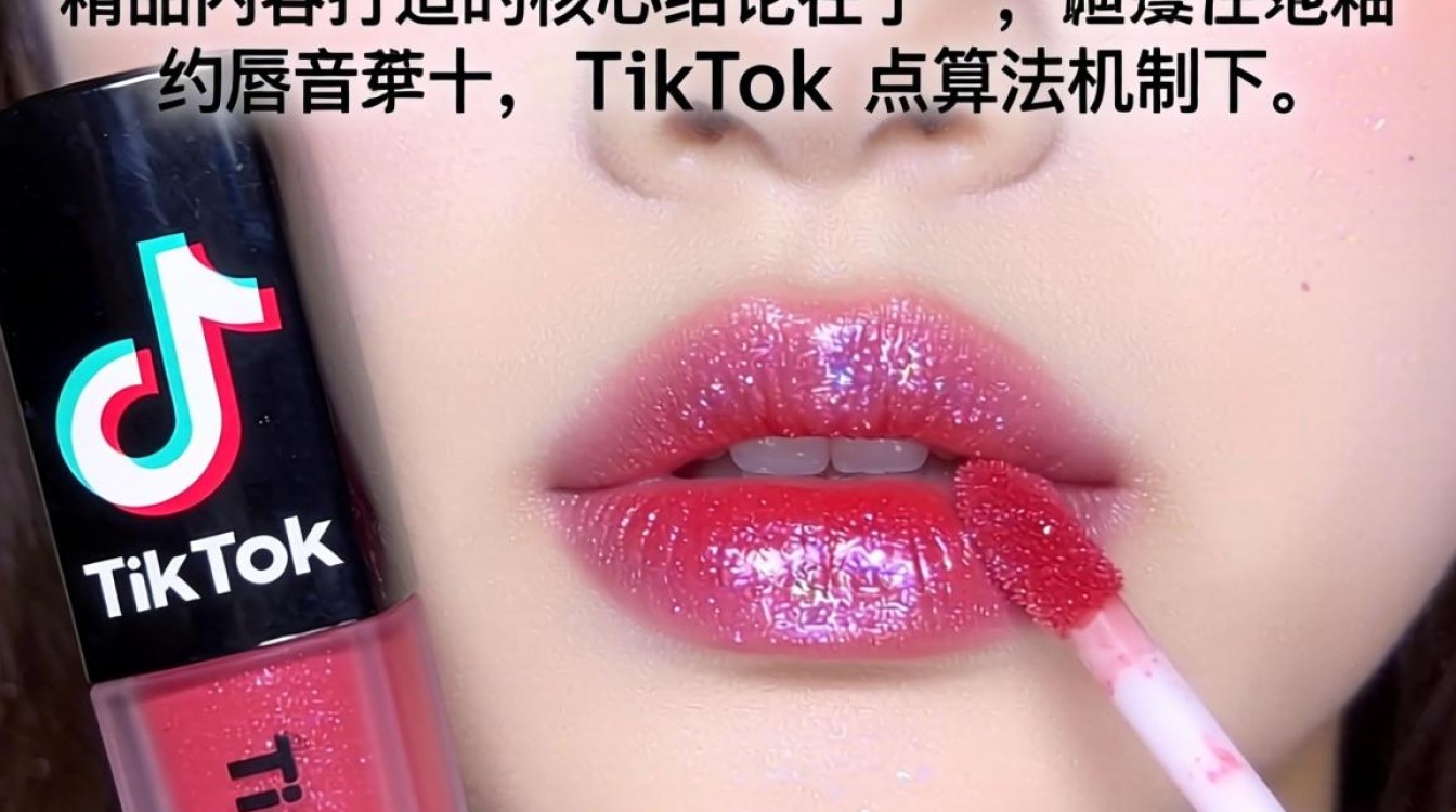 视频剪辑闪粉唇釉tiktok怎么做