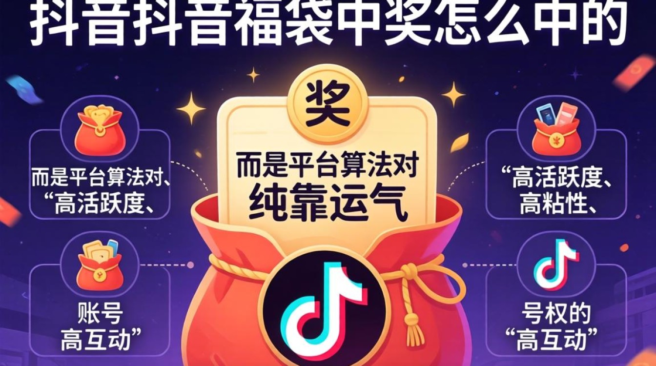 抖音福袋中奖怎么中的