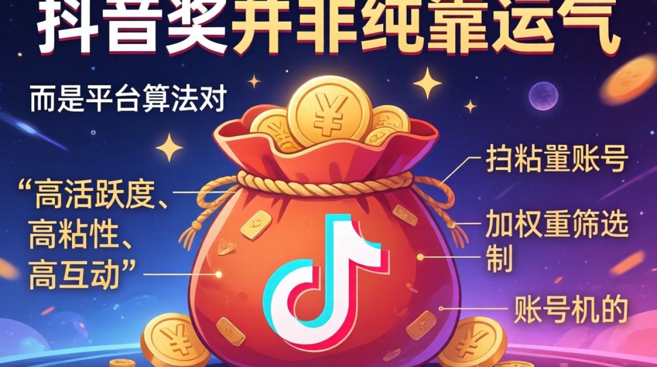 抖音福袋中奖怎么中的