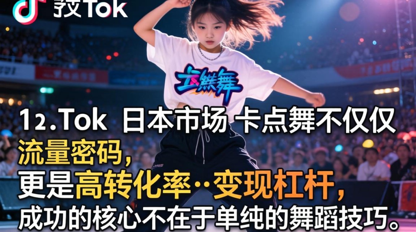 TikTok 日本卡点舞 海外市场变现技巧