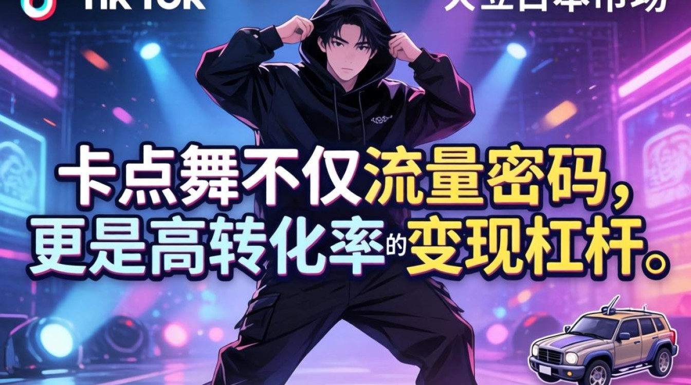 TikTok 日本卡点舞 海外市场变现技巧