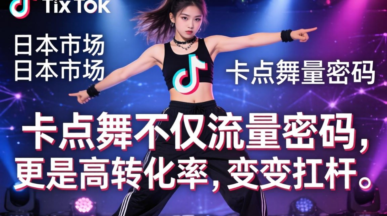 TikTok 日本卡点舞 海外市场变现技巧