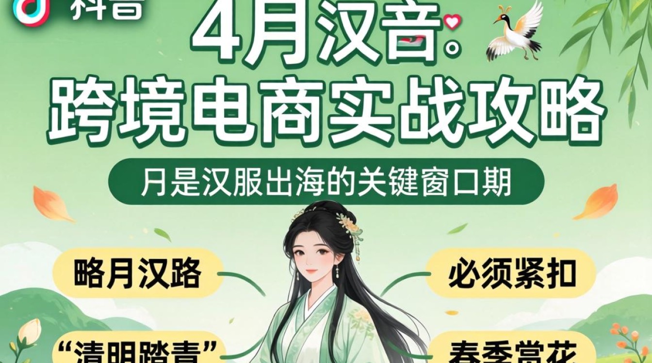 TikTok 四月汉服 跨境电商实战攻略