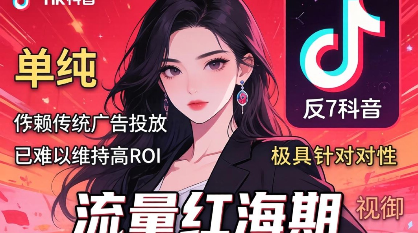 广告投放反tiktok宣传画