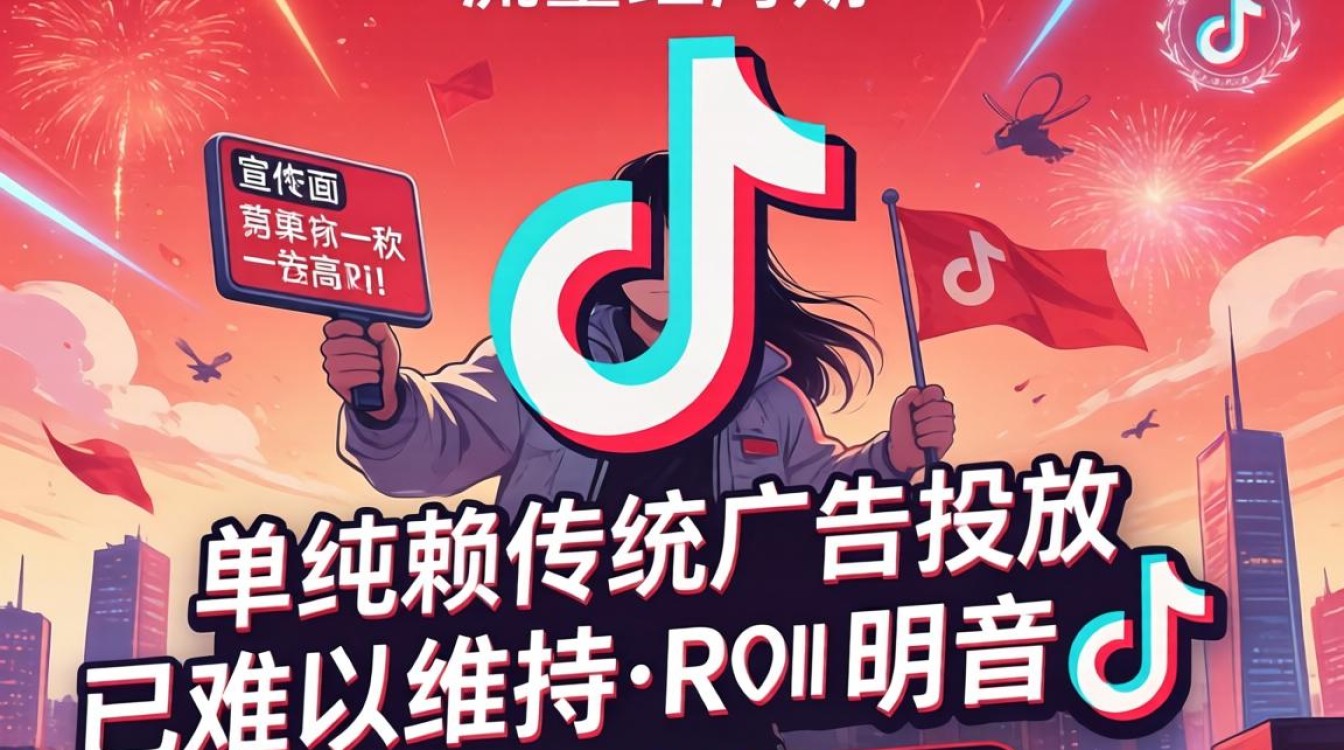 广告投放反tiktok宣传画