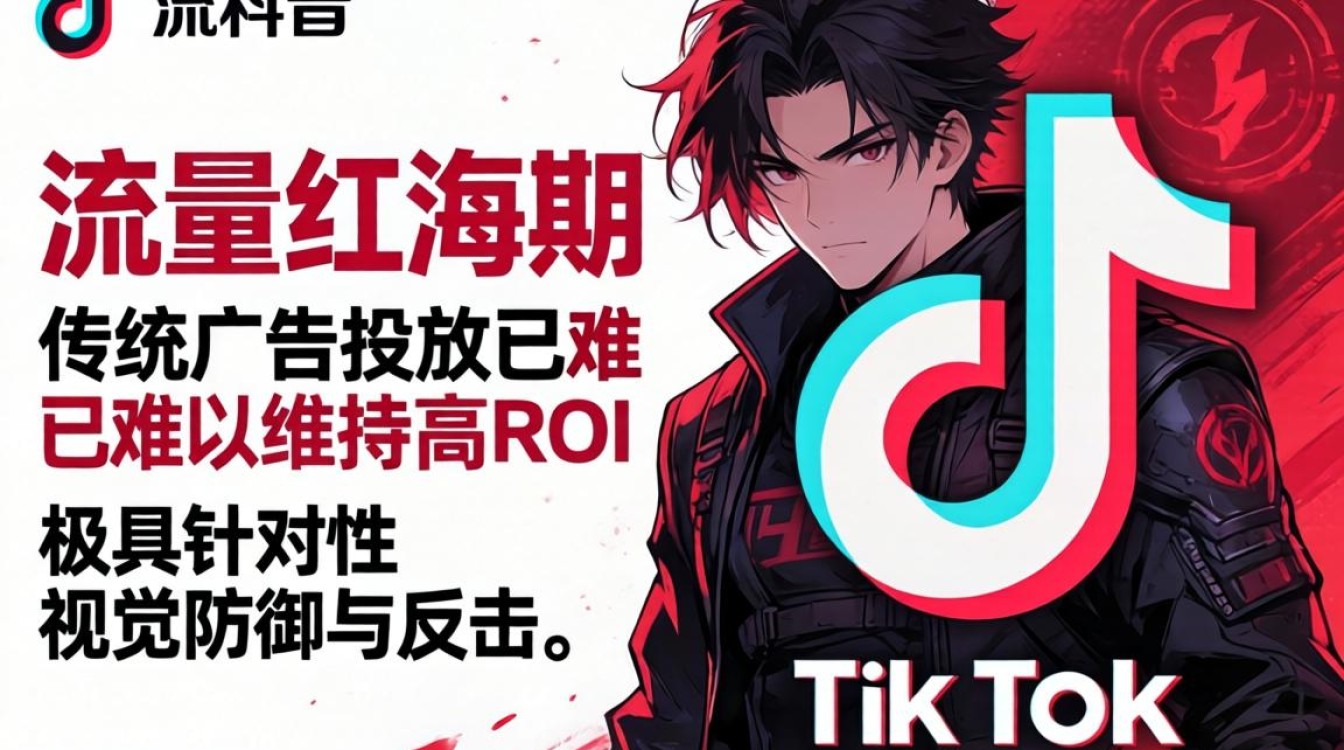 广告投放反tiktok宣传画