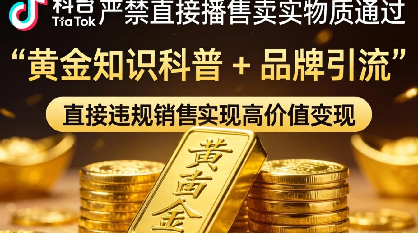 TikTok 黄金直播违规吗