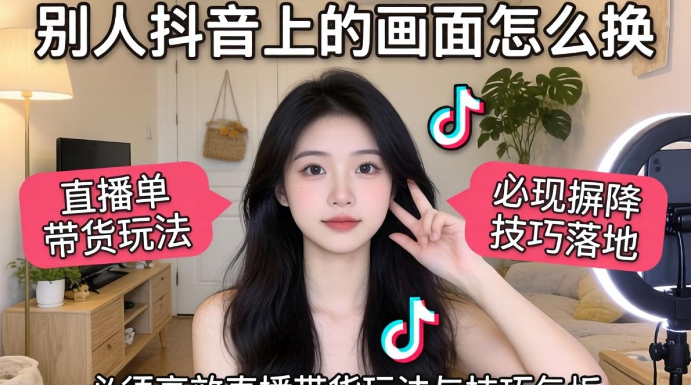 别人抖音上的画面怎么换