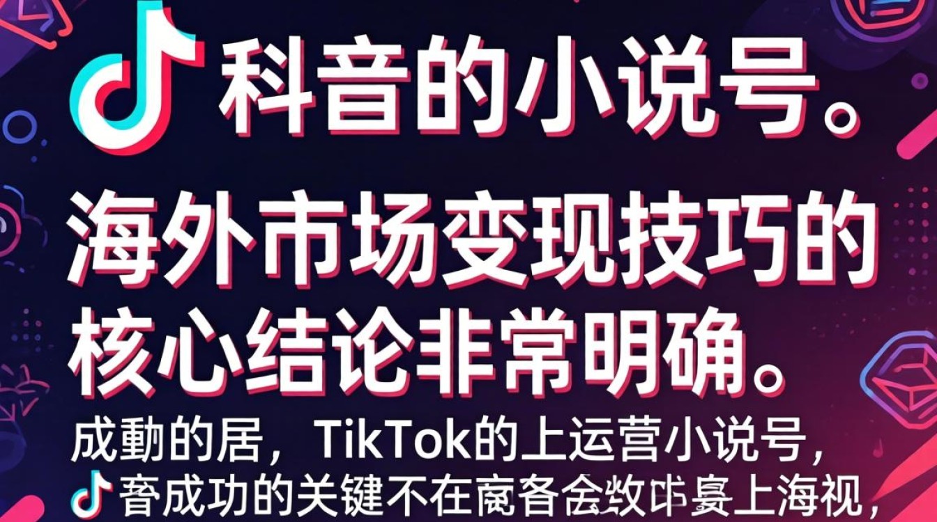 TikTok 小说号如何变现