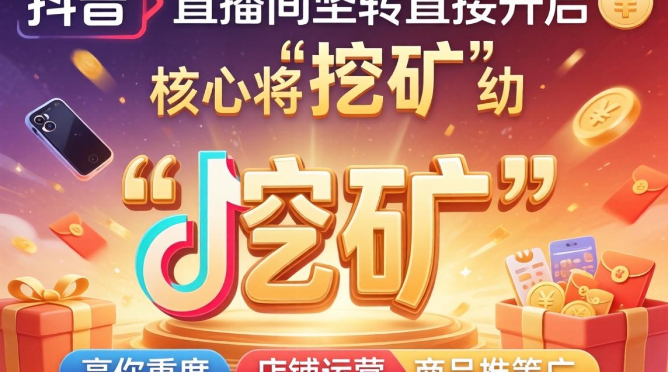 抖音直播间怎么打开挖矿