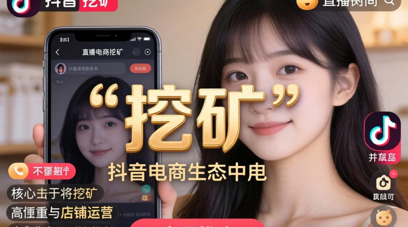 抖音直播间怎么打开挖矿