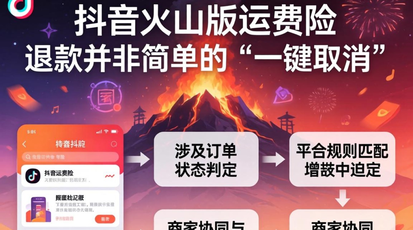 抖音火山版运费险怎么退