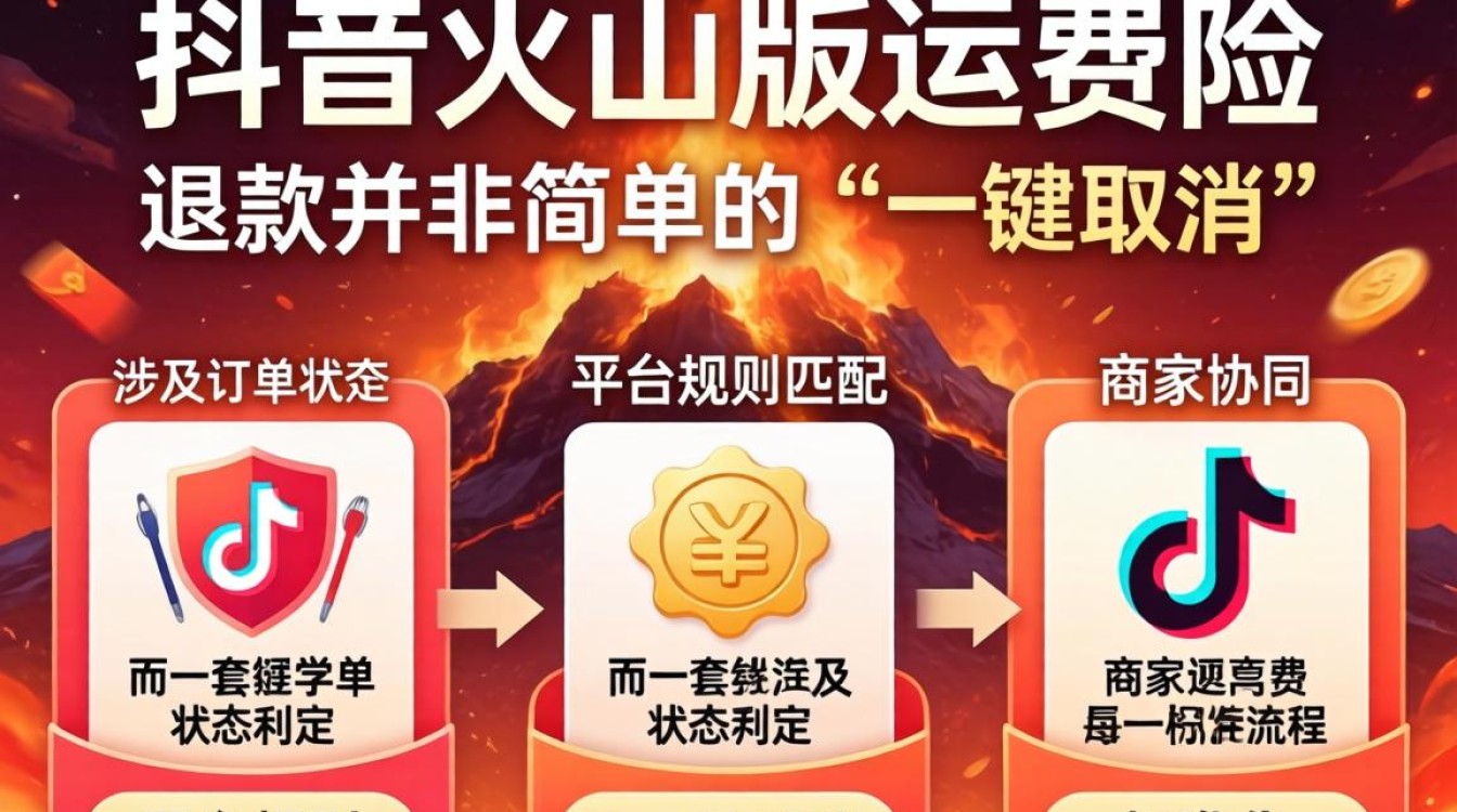 抖音火山版运费险怎么退