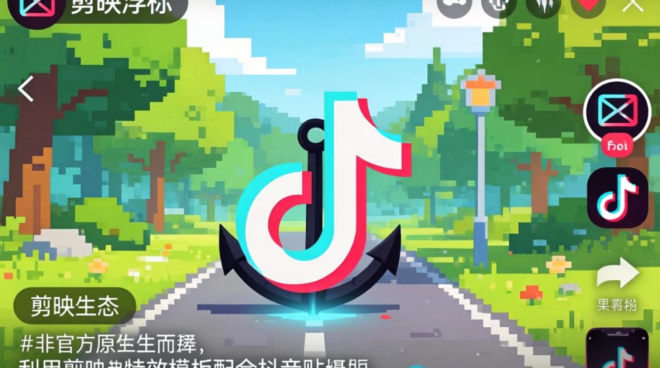 剪映浮标怎么放到抖音里