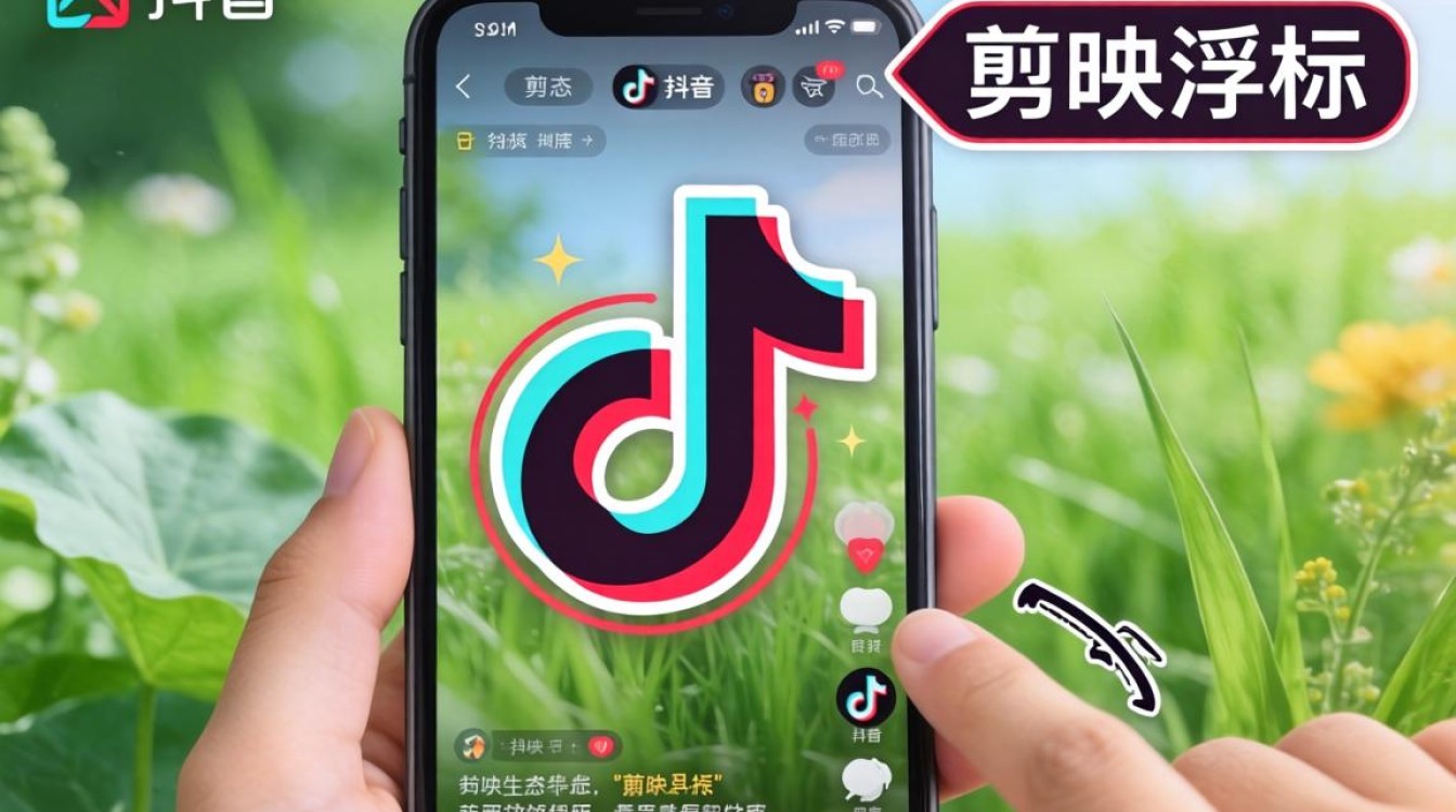 剪映浮标怎么放到抖音里