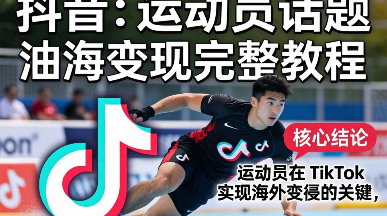 TikTok 运动员话题出海变现完整教程
