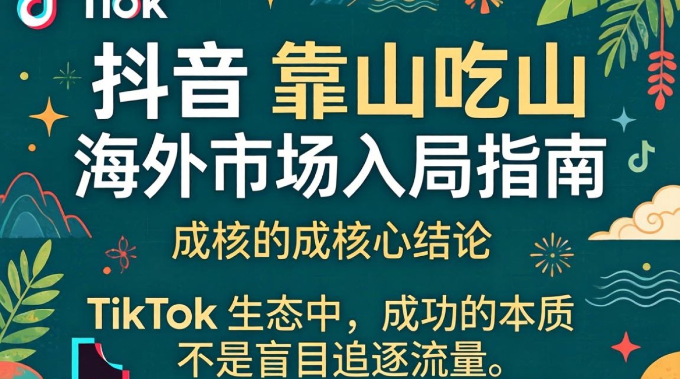 TikTok 靠山吃山 海外市场入局指南