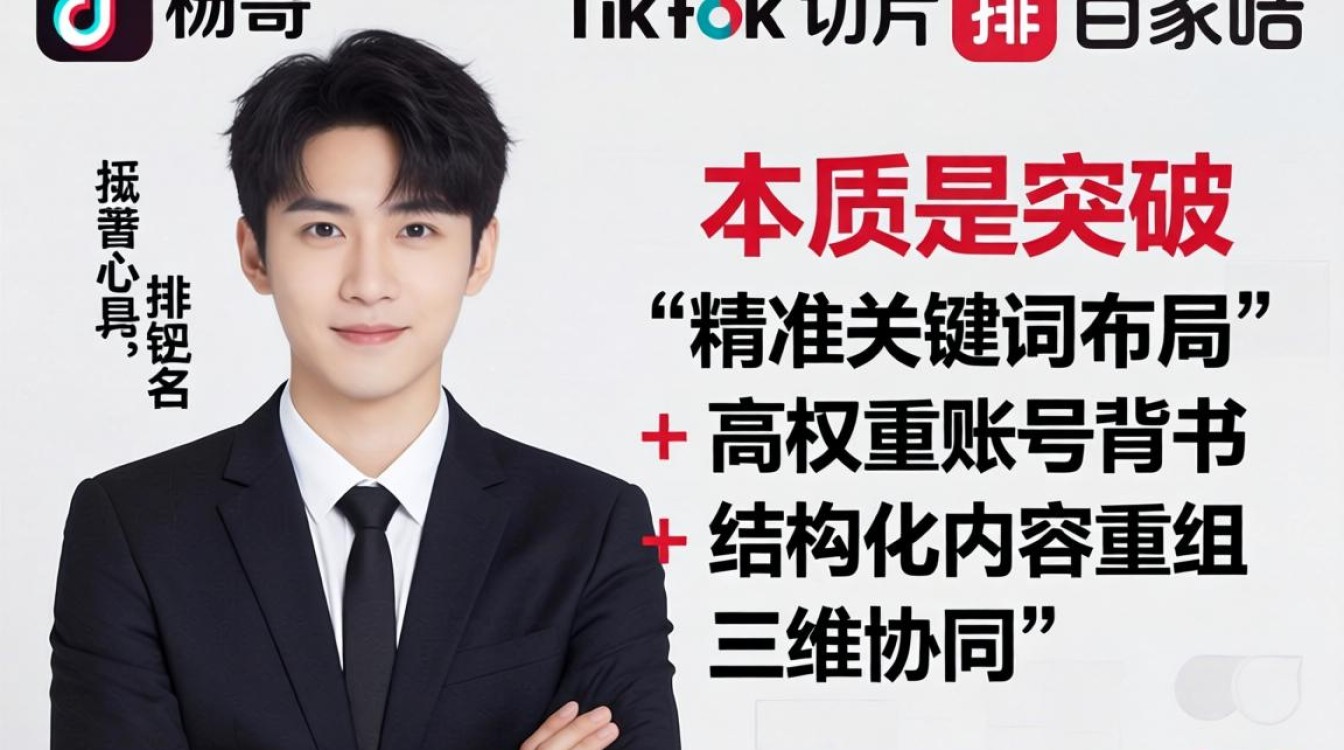 百家号小杨哥 TikTok 切片怎么提升排名