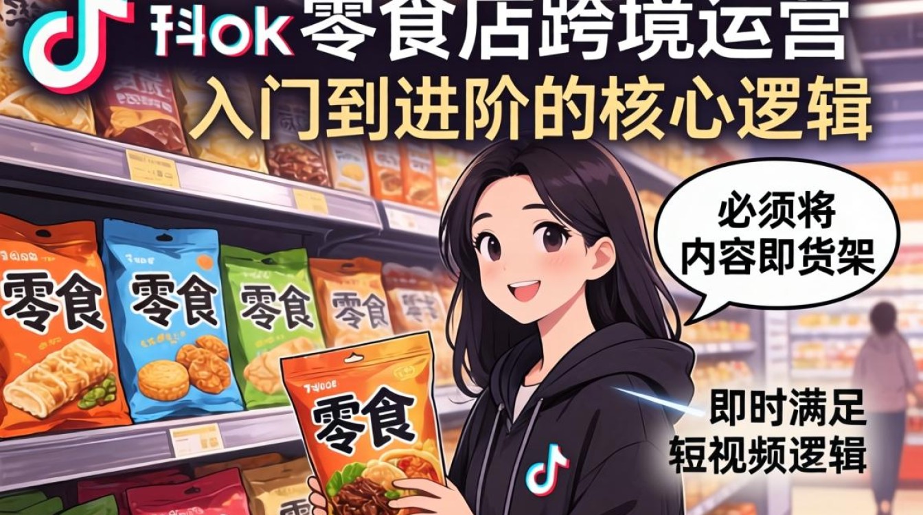TikTok 零食店跨境运营从入门到进阶