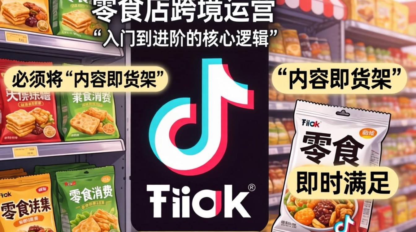 TikTok 零食店跨境运营从入门到进阶