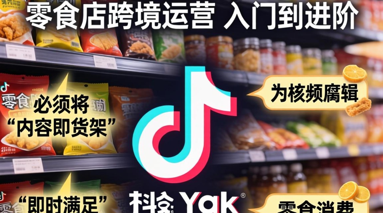TikTok 零食店跨境运营从入门到进阶