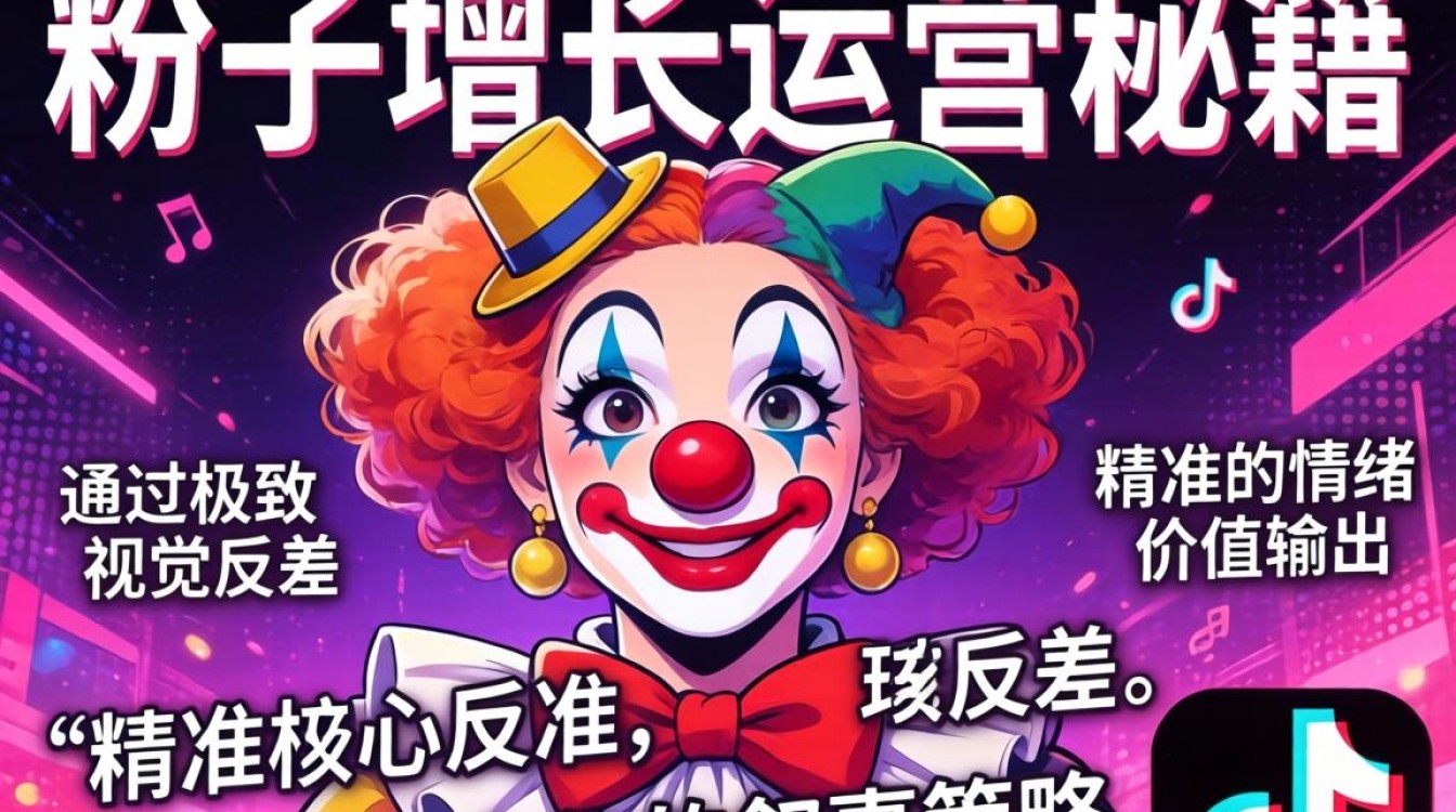 TikTok 外国小丑女粉丝增长运营秘籍