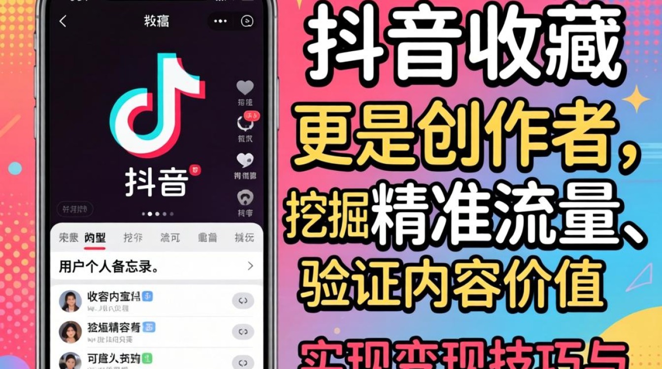 抖音收藏功能使用技巧与变现月入过万方法