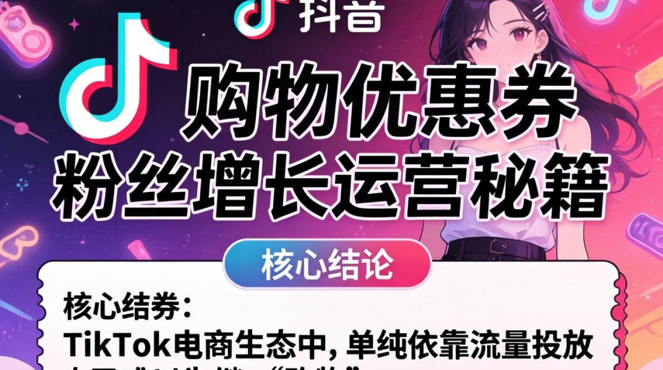 TikTok 购物优惠券 粉丝增长运营秘籍