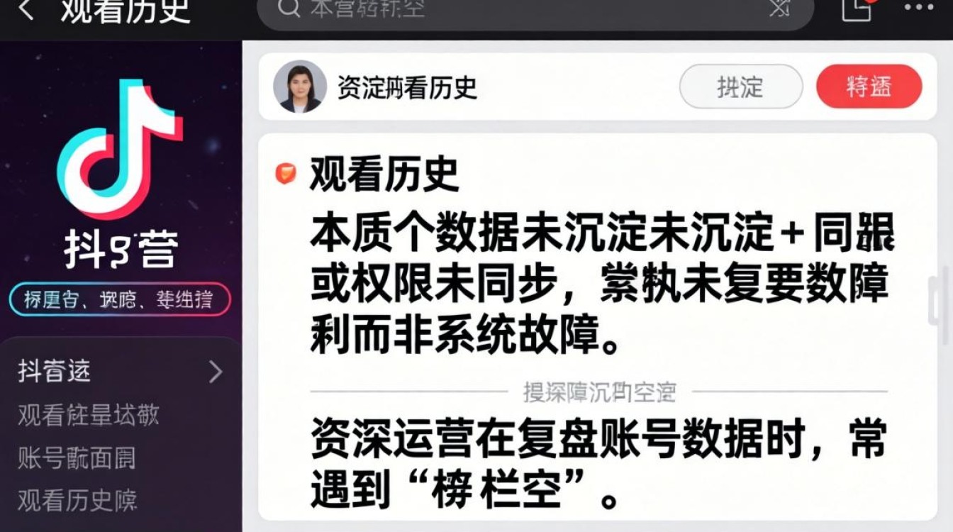 为什么抖音观看记录是空的