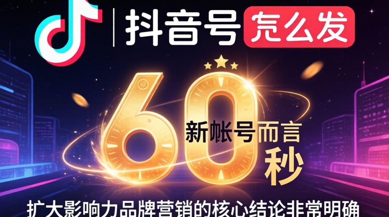 新抖音号怎么发60秒视频扩大品牌影响力