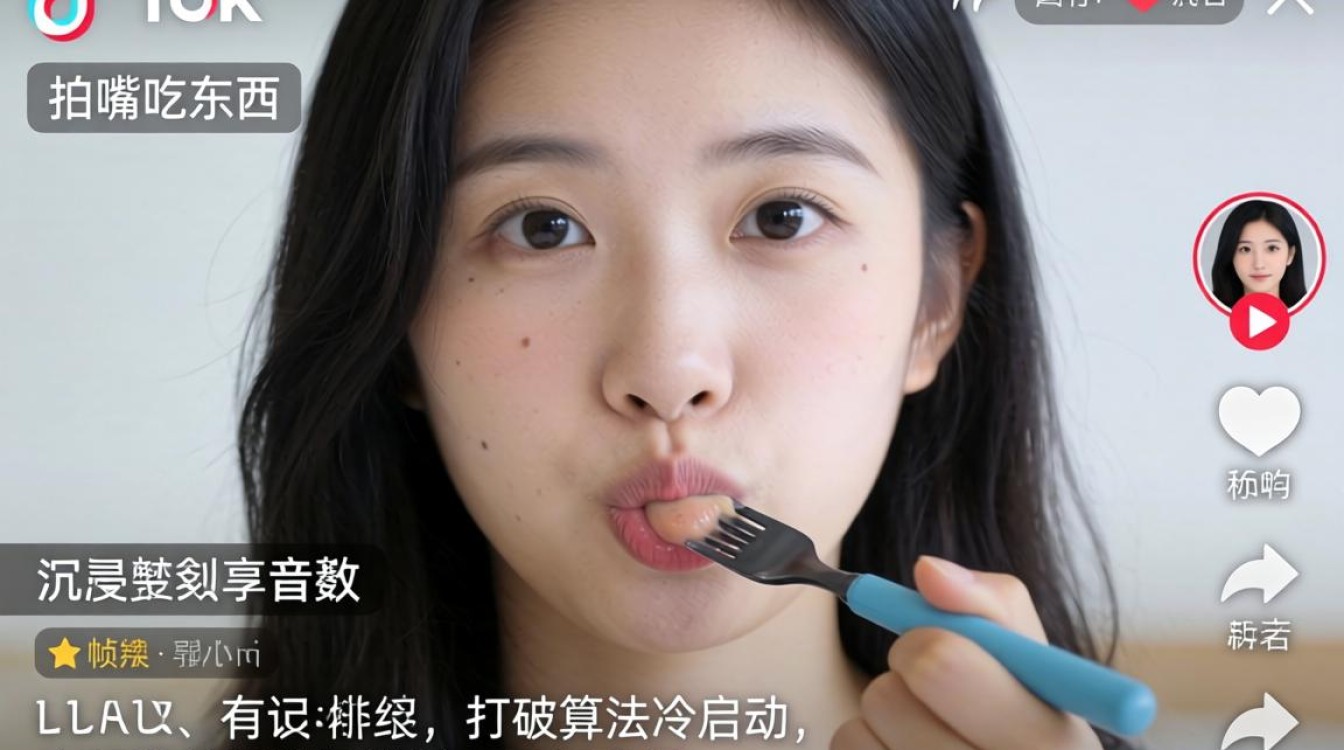 TikTok 拍嘴吃东西粉丝增长运营秘籍