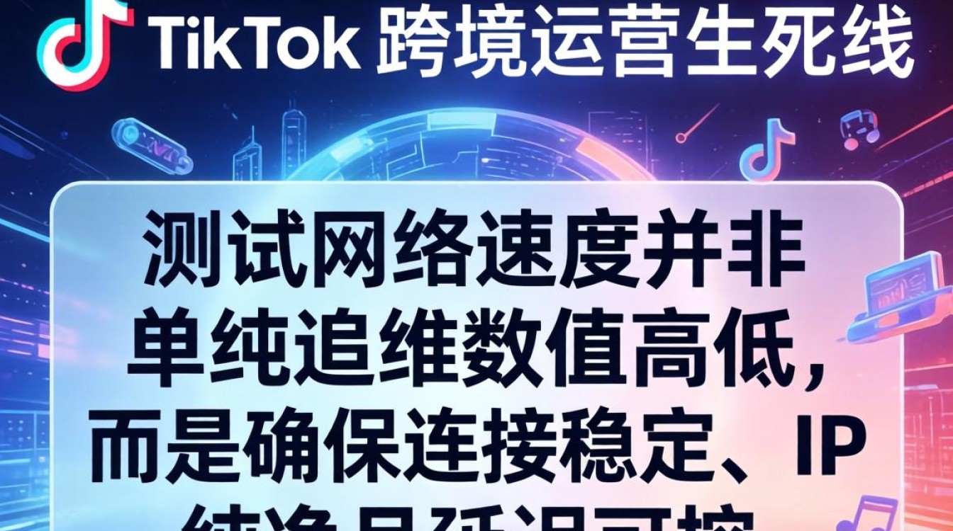TikTok 怎么测试网络速度