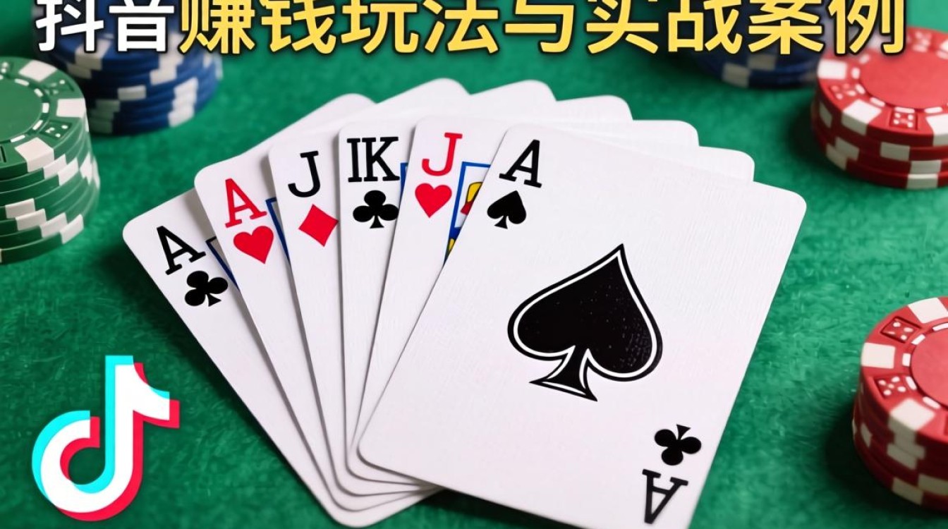 抖音的牌类视频怎么制作赚钱