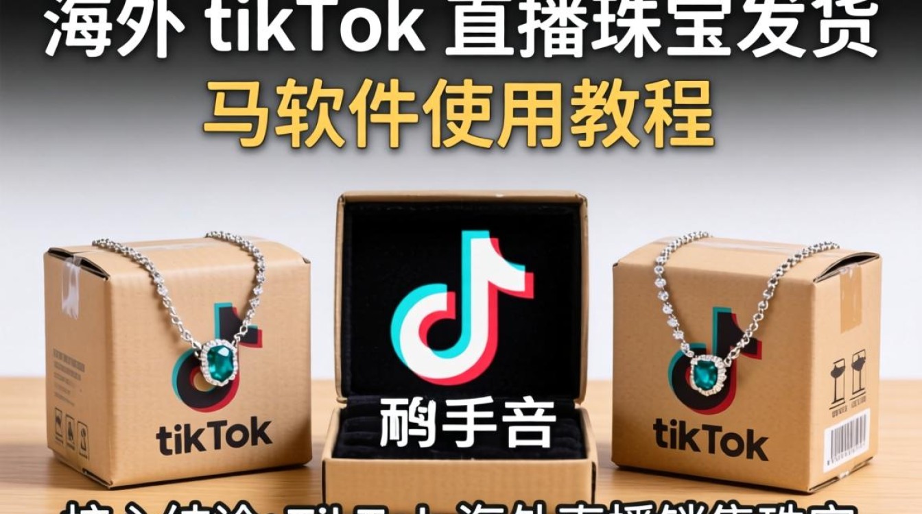 新手工具海外tiktok直播珠宝发货软件使用教程