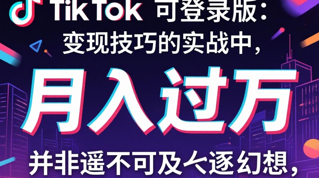 TikTok 可登陆版如何变现