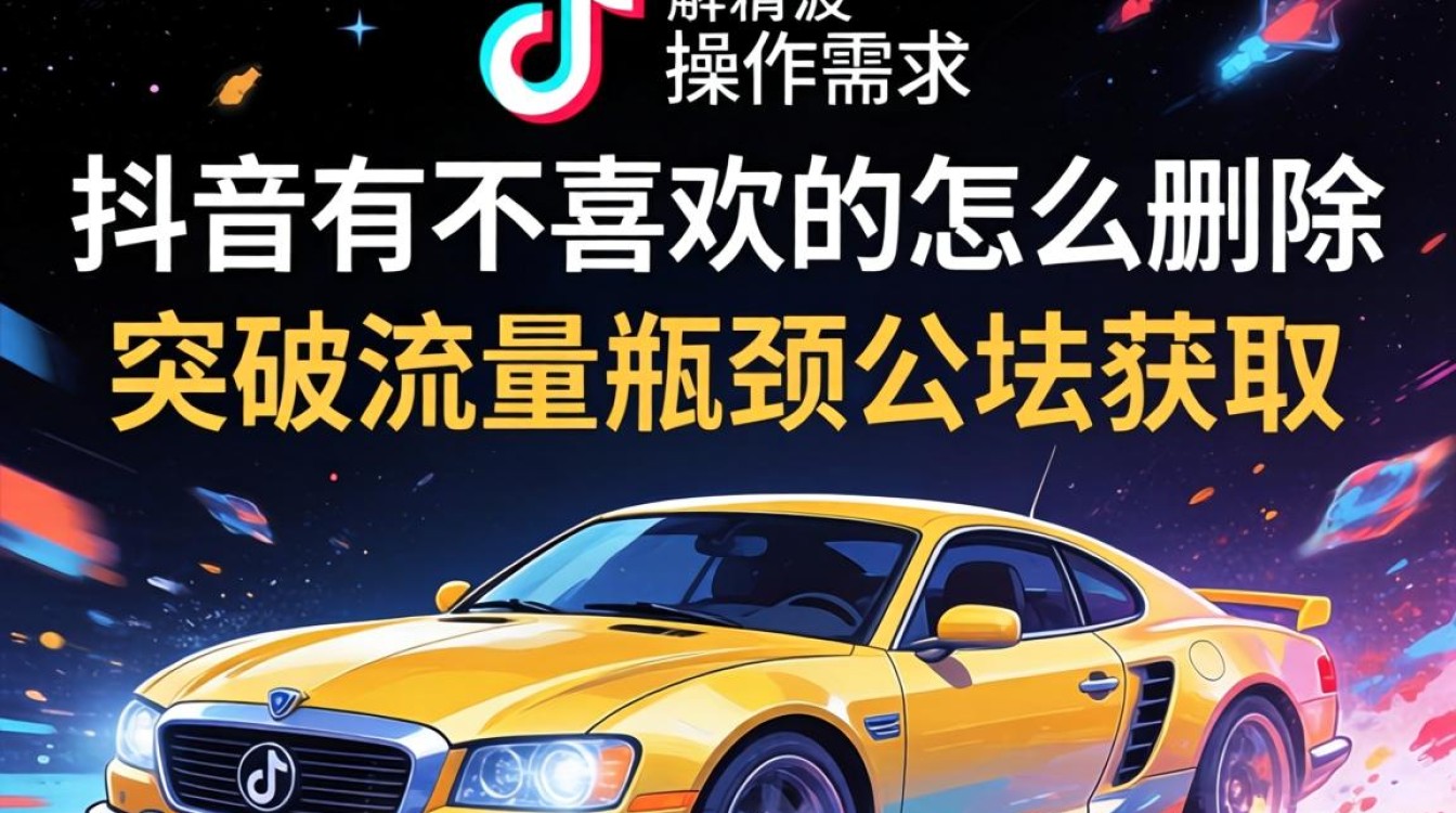 抖音有不喜欢的怎么删除